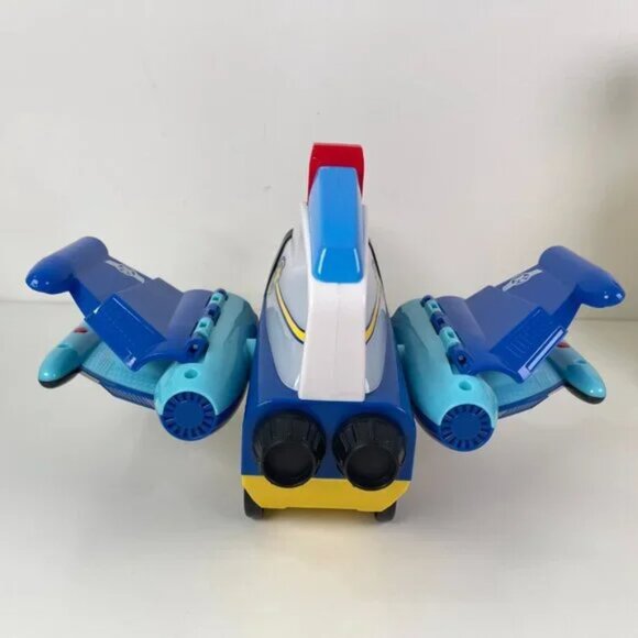 Paw Patrol Chase Large Jet to The Rescue Deluxe Transforming Spiral Rescue Jet - Picture 7 of 7